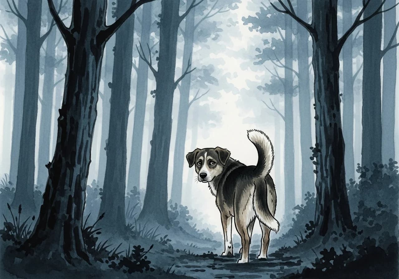 흉몽 — 기르던 동물이 달아날 때