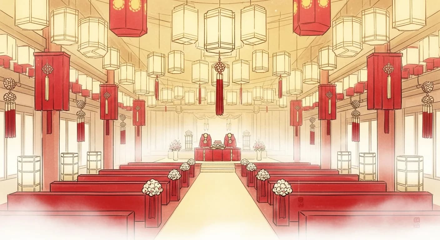 결혼식에 참석하는 꿈 해몽 — 하객 꿈이 전하는 길몽과 흉몽의 신호