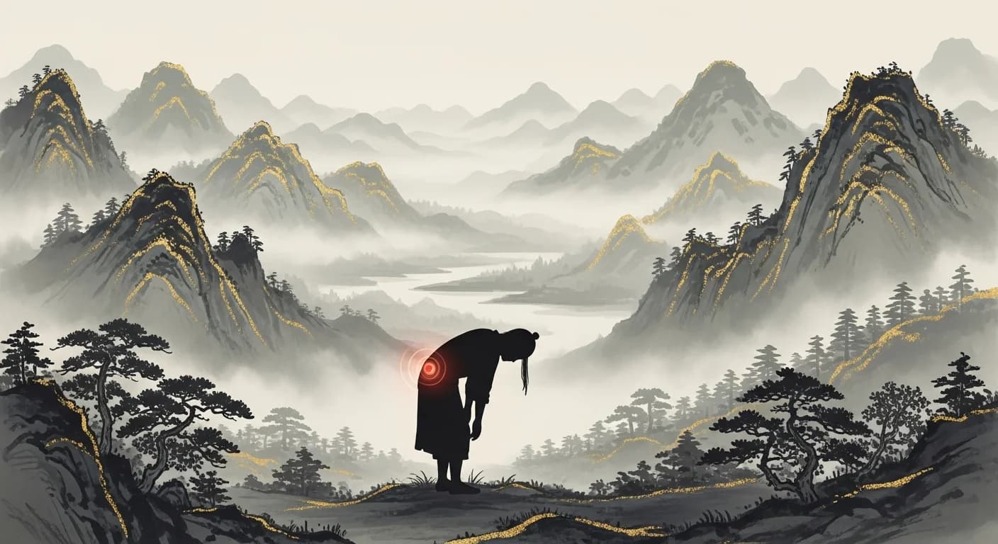 Back Pain Dream Meaning — The Unconscious Warning When Life's Central Axis Is Shaking