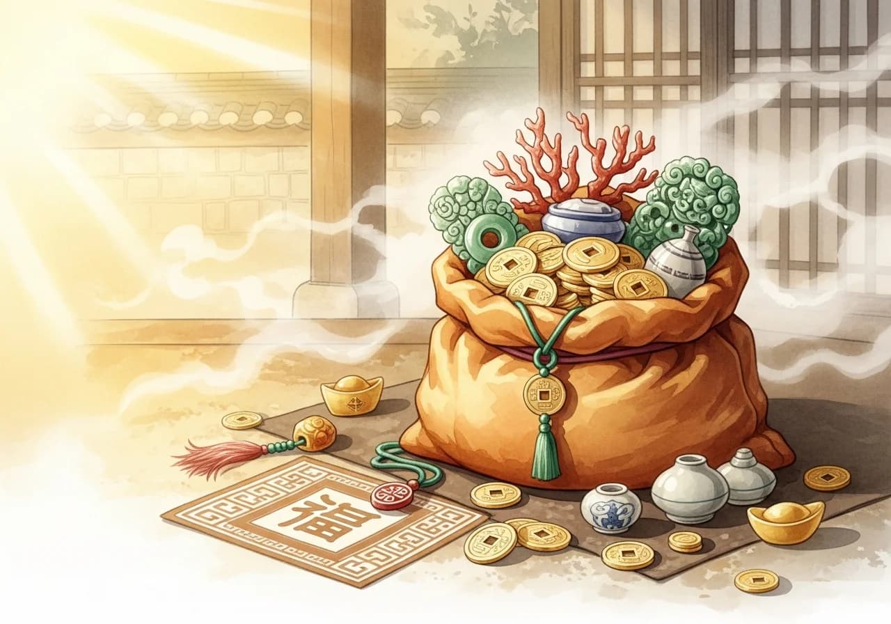 가방 꿈의 길몽 해석 - 새 가방·선물·가득 찬 가방