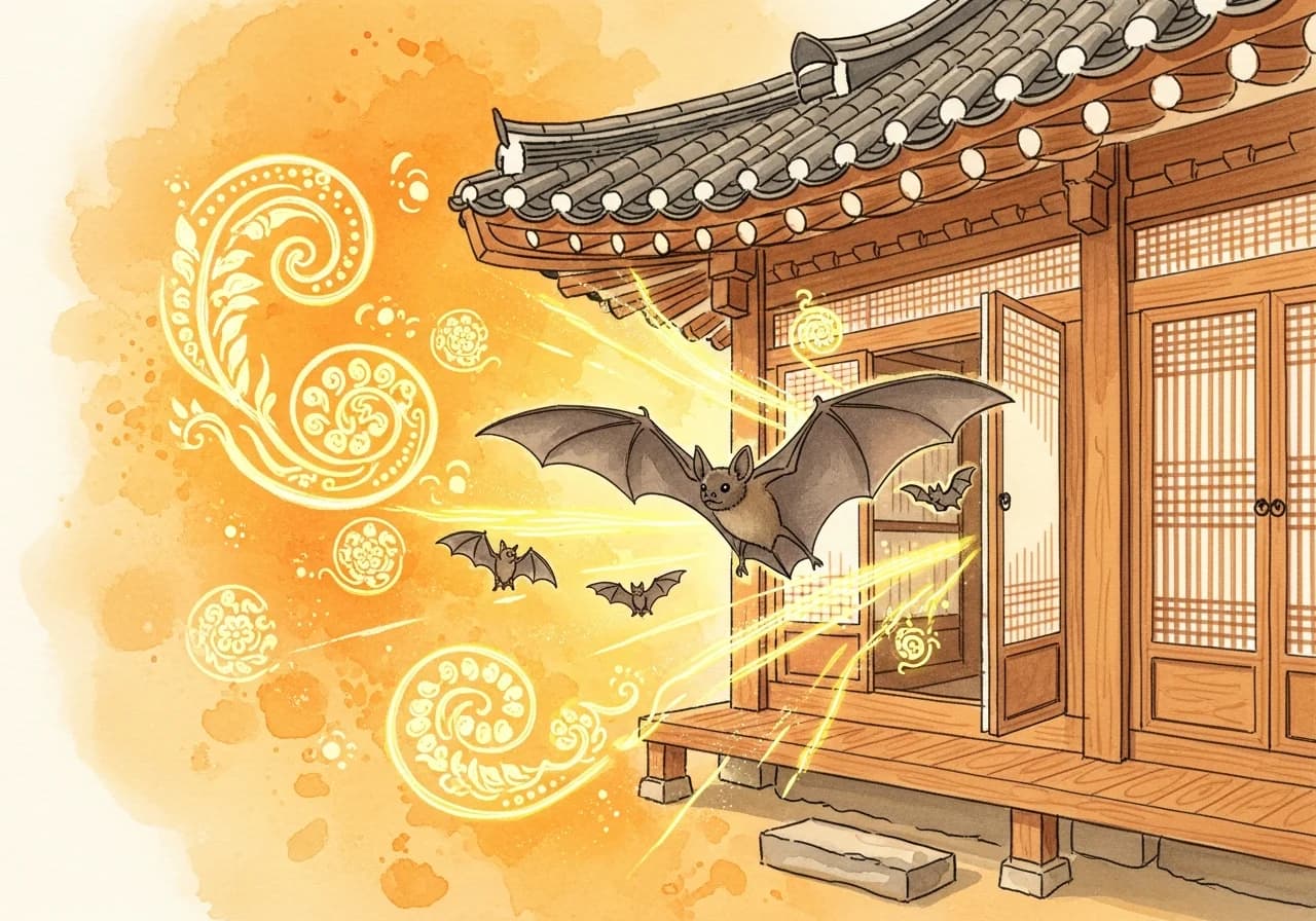 박쥐 꿈 길몽 — 재물과 행운이 찾아온다