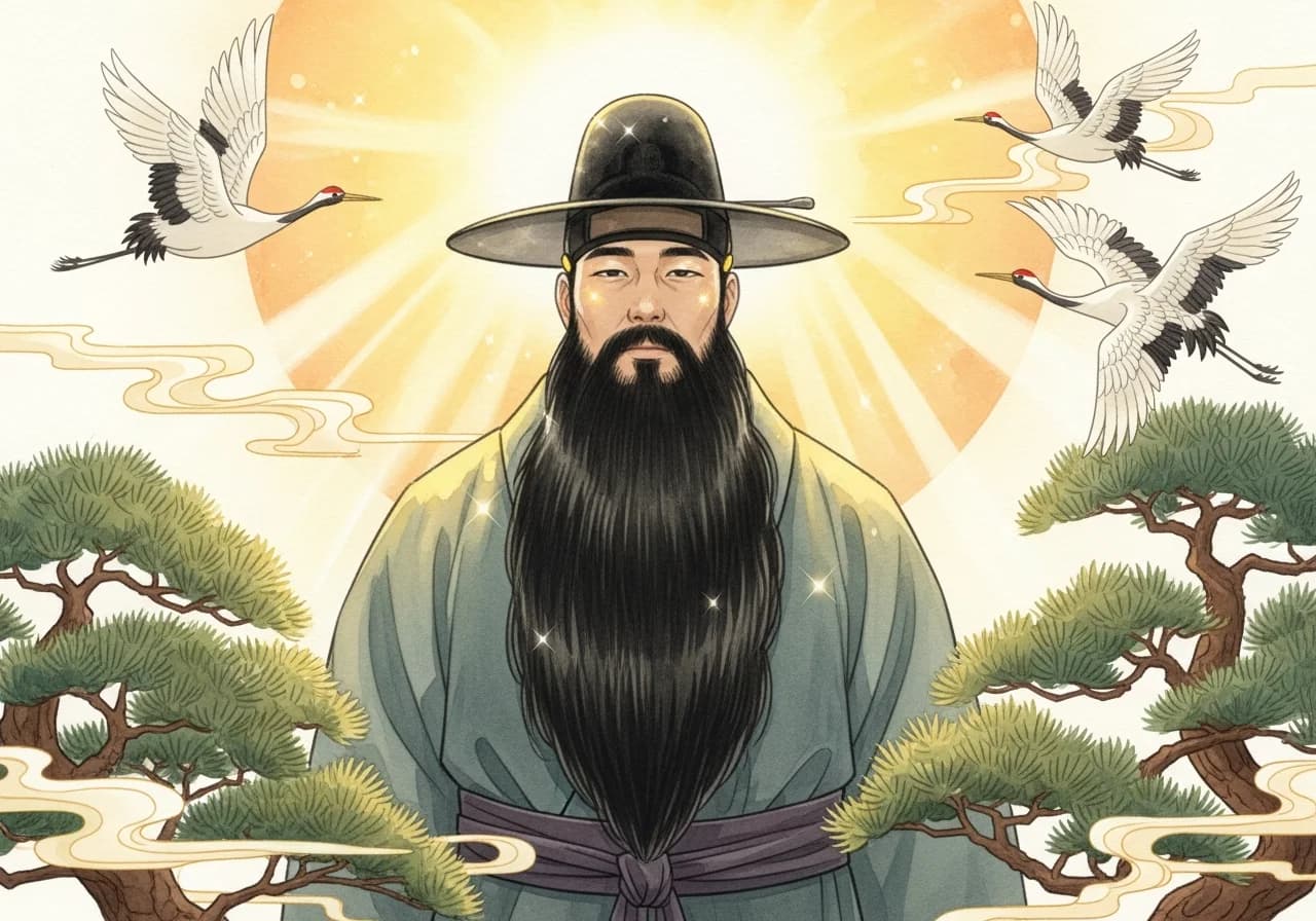 Auspicious — The Full Beard as a Rising Fortune Omen