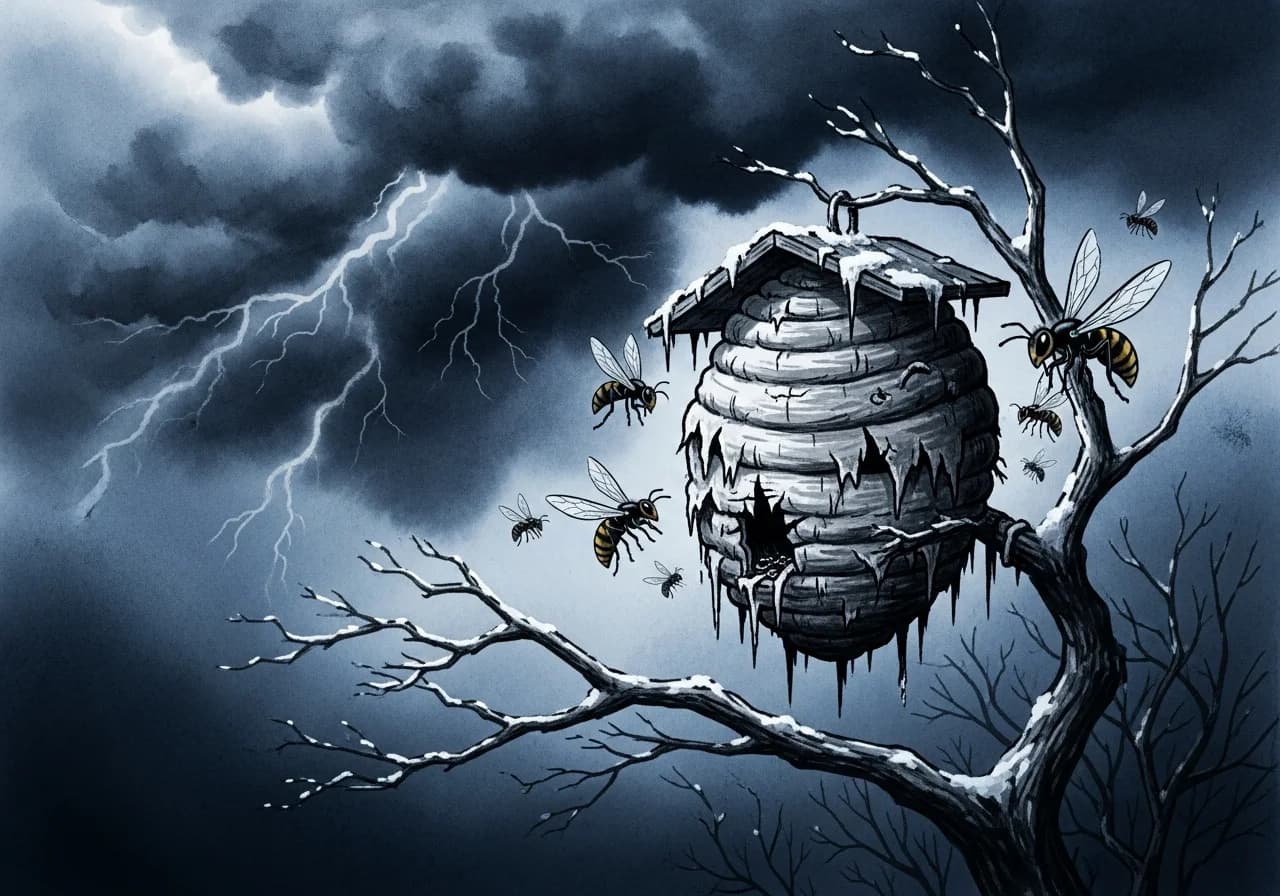 흉몽으로 보는 벌 꿈 — 갈등과 경고의 신호