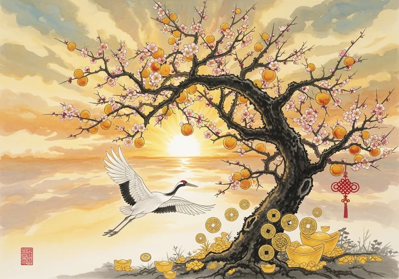 The Auspicious Reading — New Beginnings and Financial Fortune