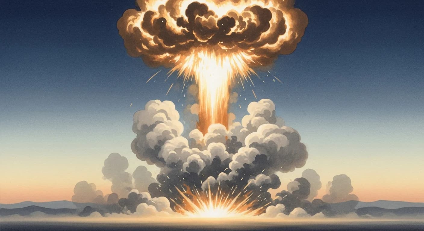 대폭발 꿈해몽 — 폭발하는 꿈이 전하는 신호