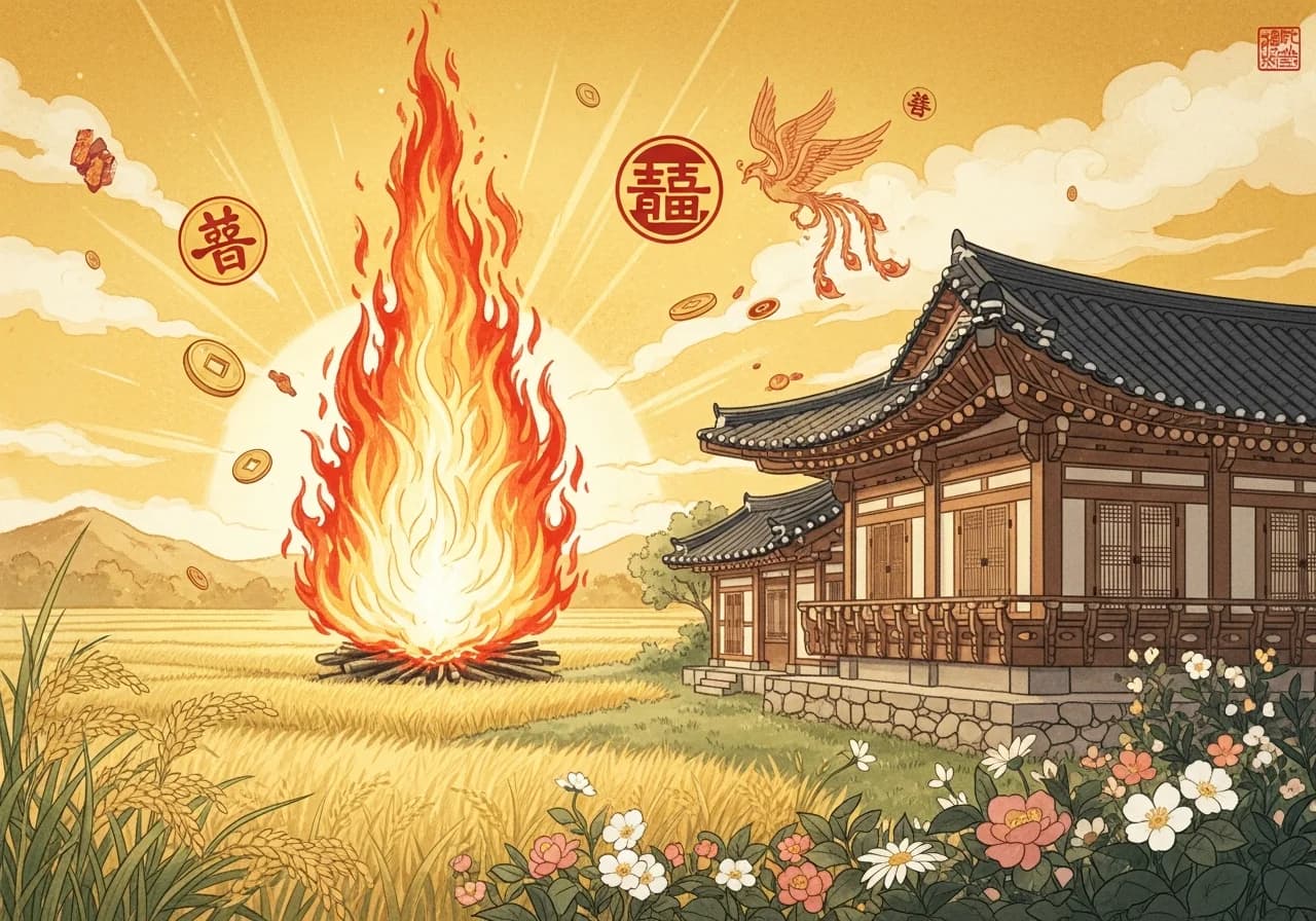 When a Big Fire Dream Is Auspicious