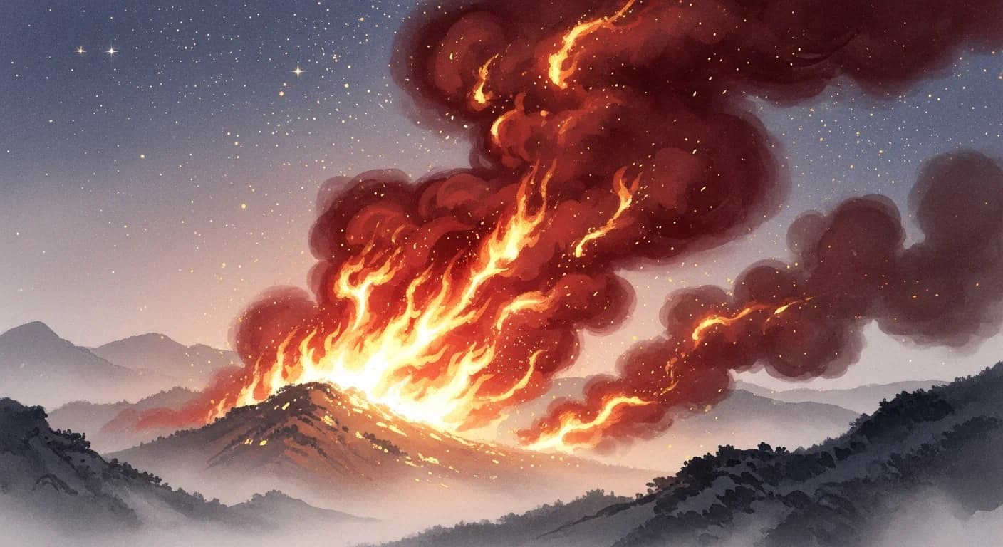 Big Fire Dream Meaning — What a Blazing Fire Tells You in Korean Dream Interpretation