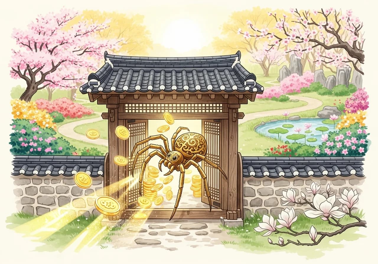 Auspicious Meanings: When the Big Spider Brings Good Fortune