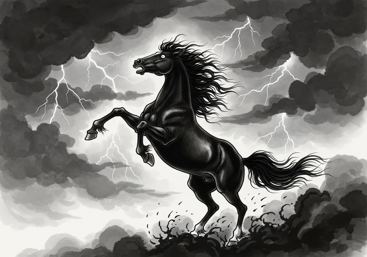 Inauspicious Signs: The Uncontrolled Black Horse