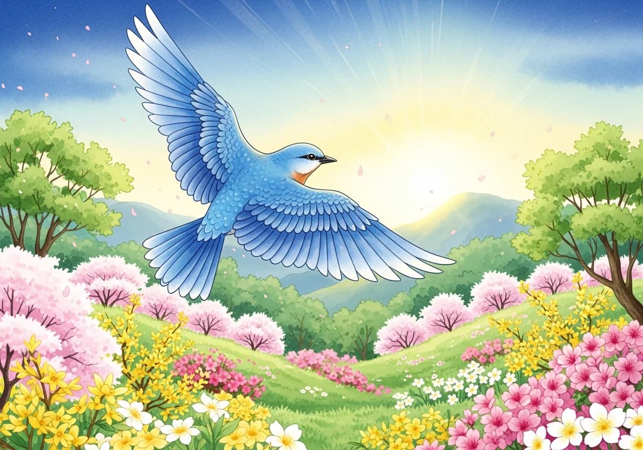 Auspicious — The Hopeful Power of Bright Blue