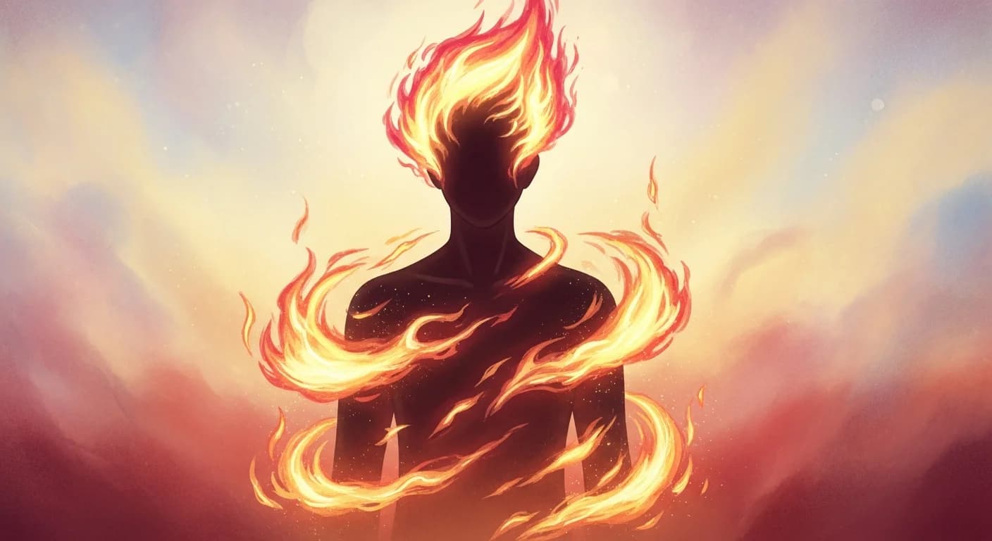 Body Burned Dream Meaning: What Korean Tradition Says About Fire and Fortune