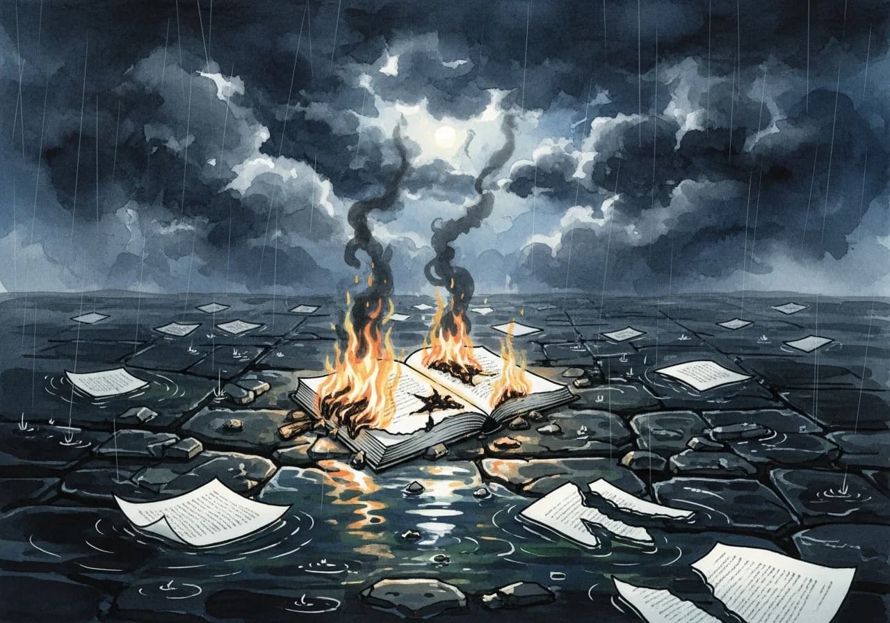 책꿈의 흉몽 해석 — 좌절과 손실의 경고