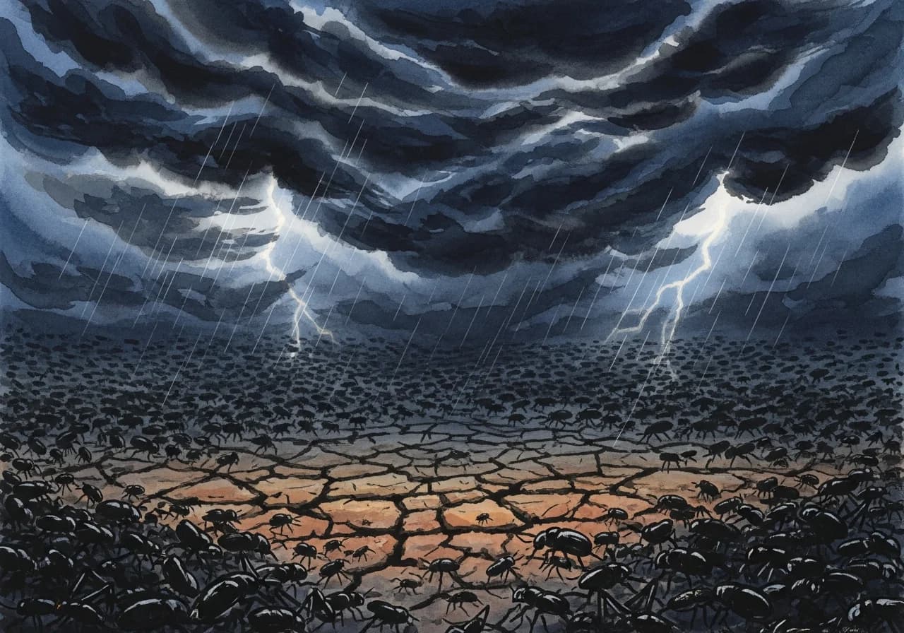 흉몽: 벌레가 몸을 뒤덮거나 파고드는 꿈