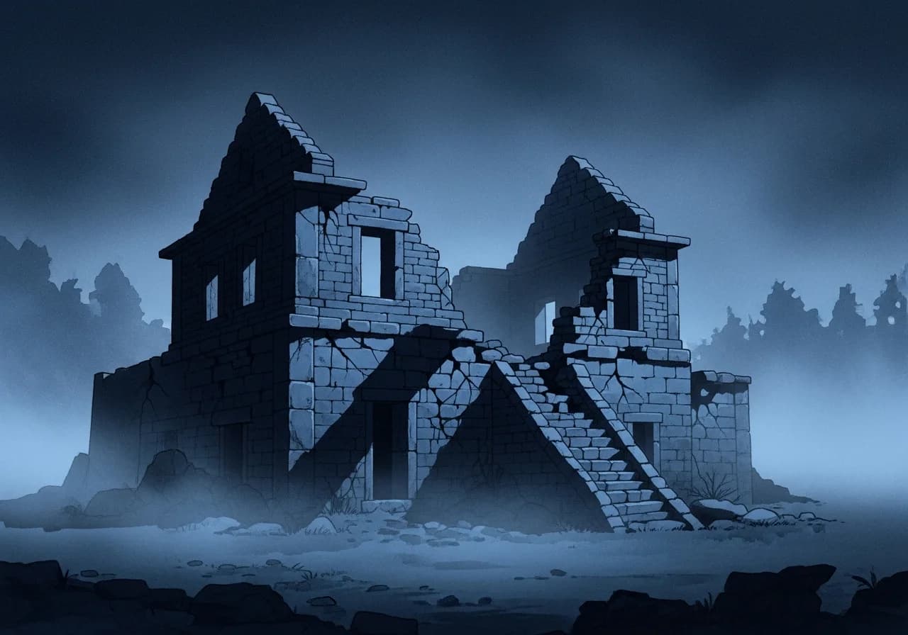 건물 꿈 흉몽 해석 — 기반을 점검하라는 경고