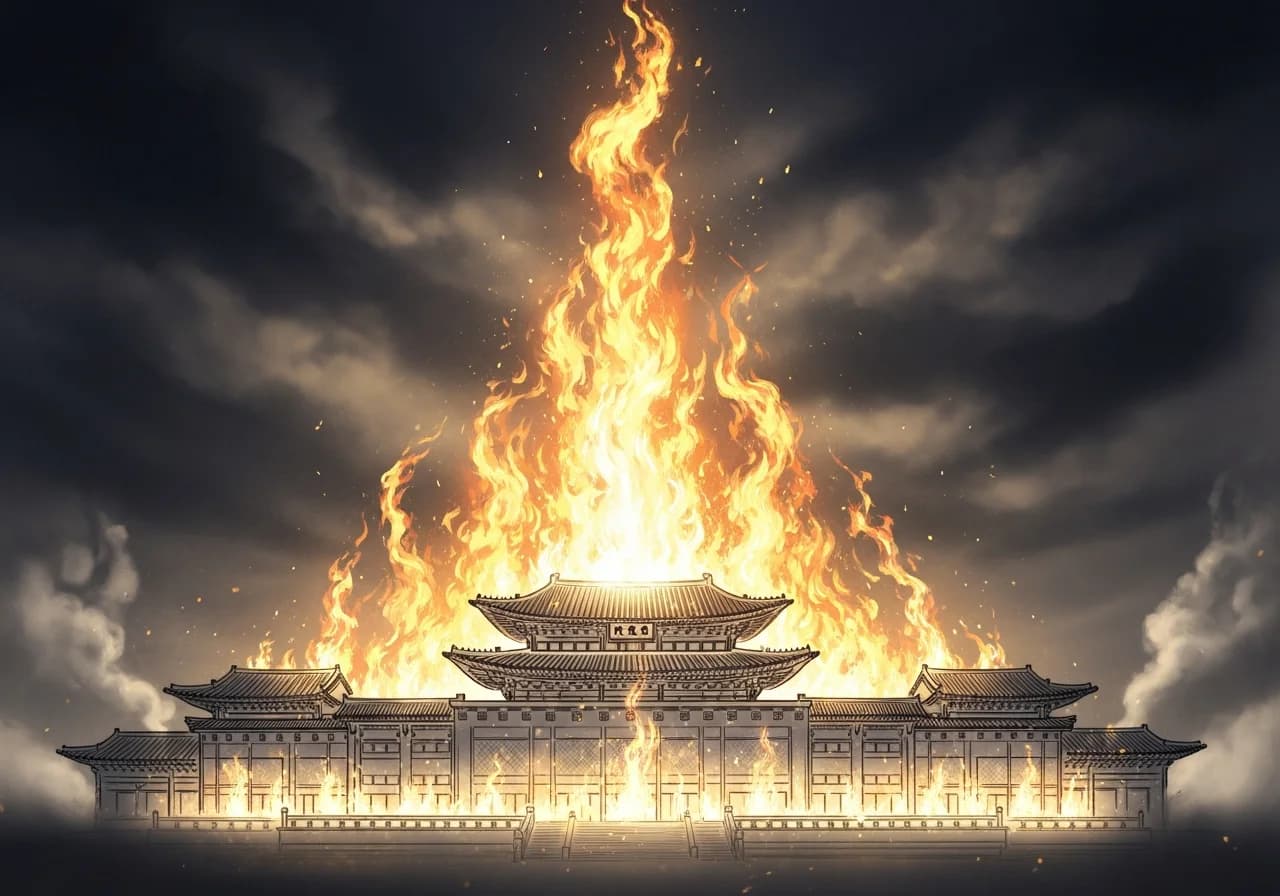 Auspicious — Blazing Flames: Wealth and Success Are Coming