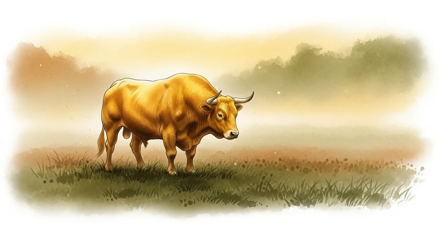 Bull Dream Meaning — Wealth, Vitality, and Fortune in Korean Dream Tradition