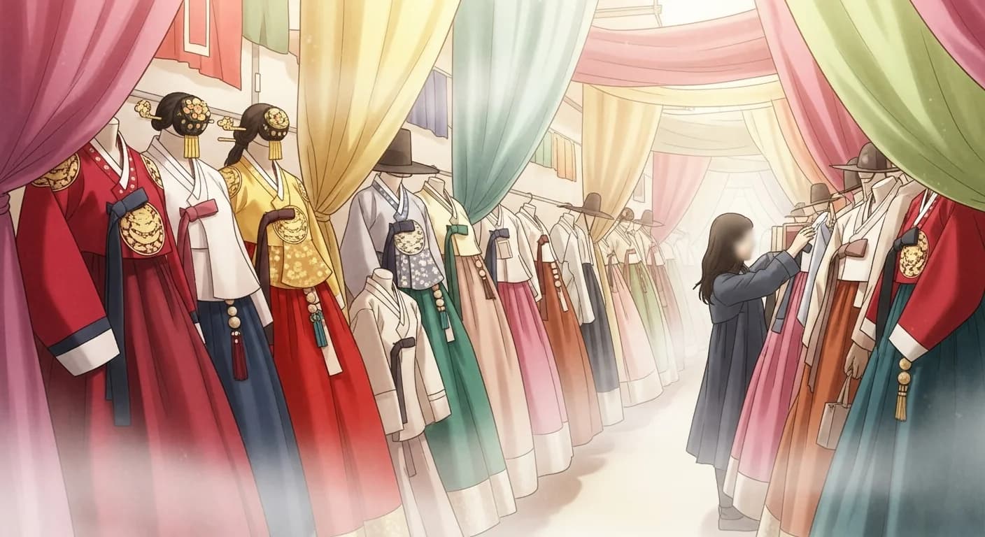 Buying Clothes Dream Meaning — Status, New Roles, and Fortune in Korean Dream Tradition