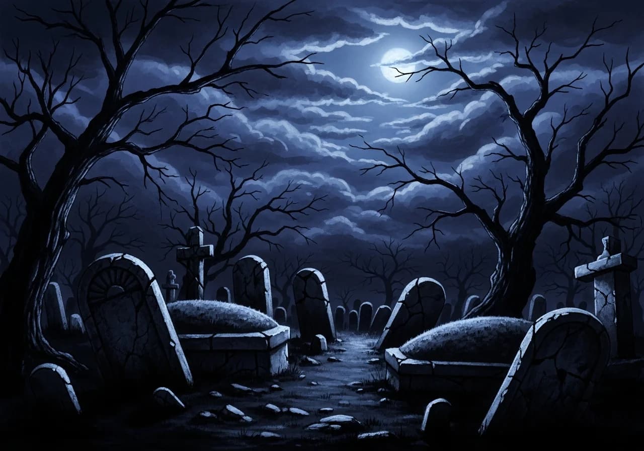 흉몽: 훼손된 묘지와 자신의 무덤