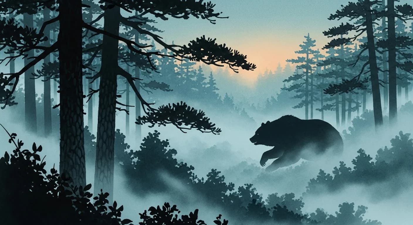 Chased by Bear Dream Meaning — Korean Interpretation Guide