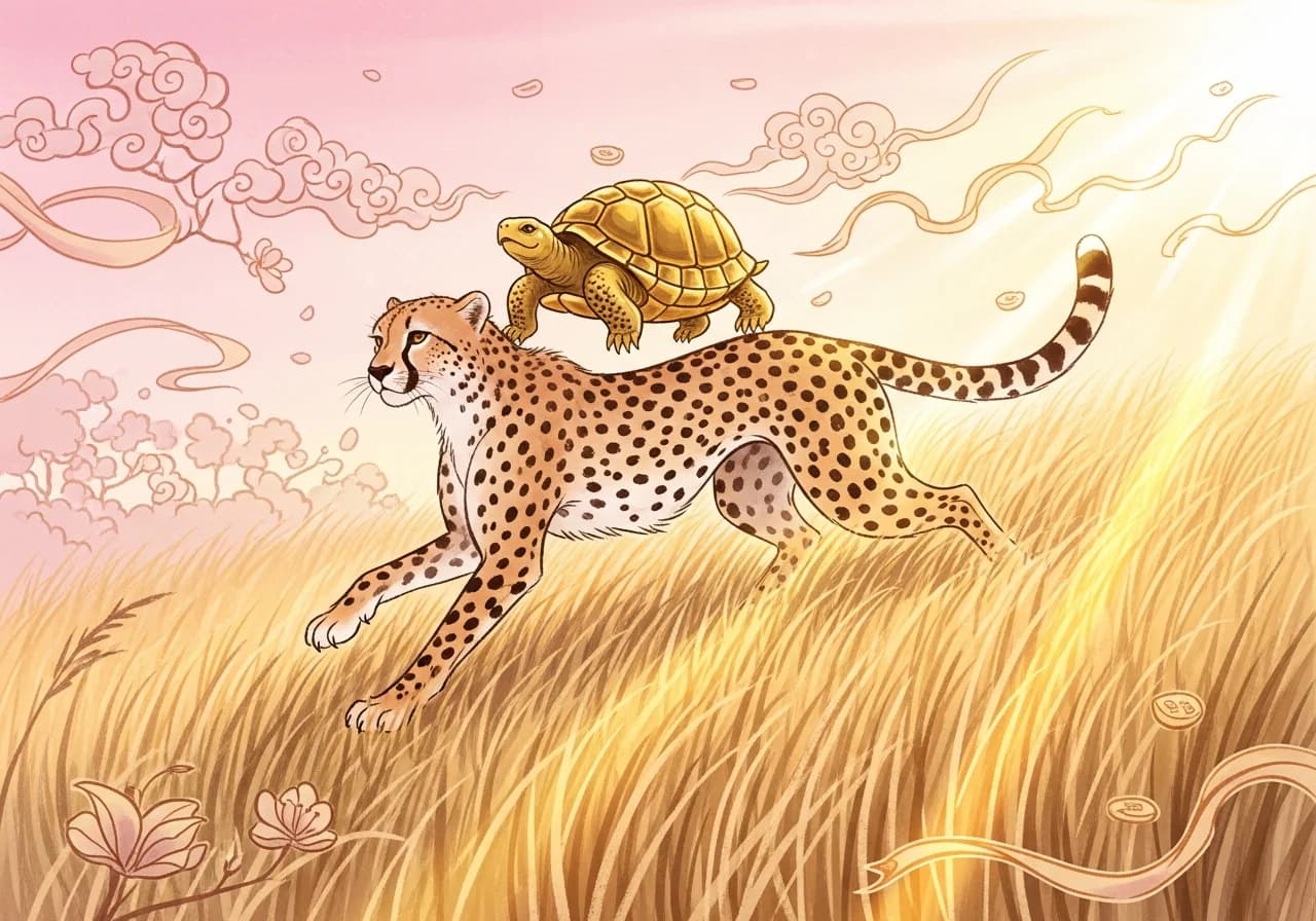 Auspicious Cheetah Dreams — Swift Success and Incoming Fortune