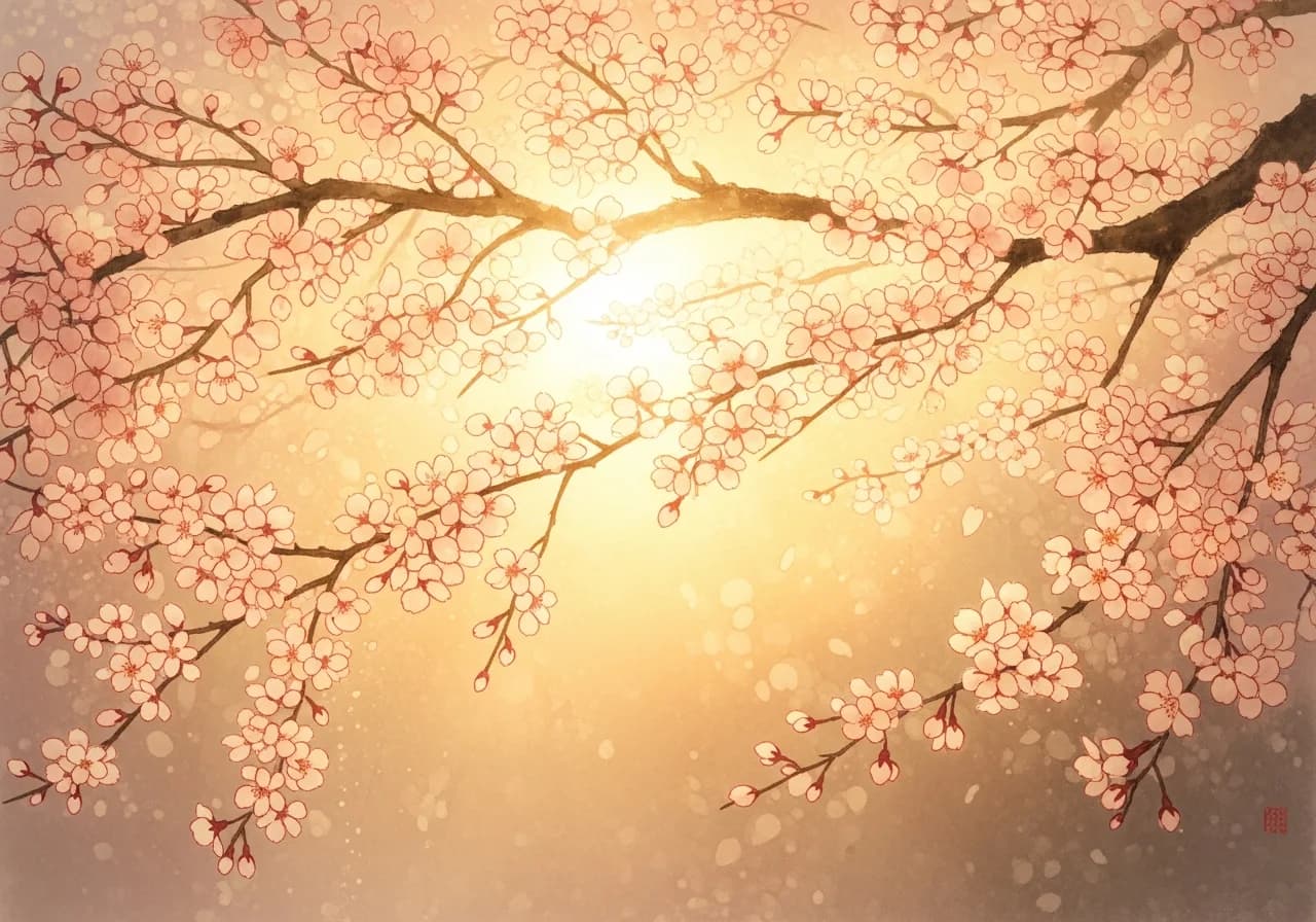 Cherry Blossoms in Full Bloom — A Powerful Auspicious Omen of New Beginnings