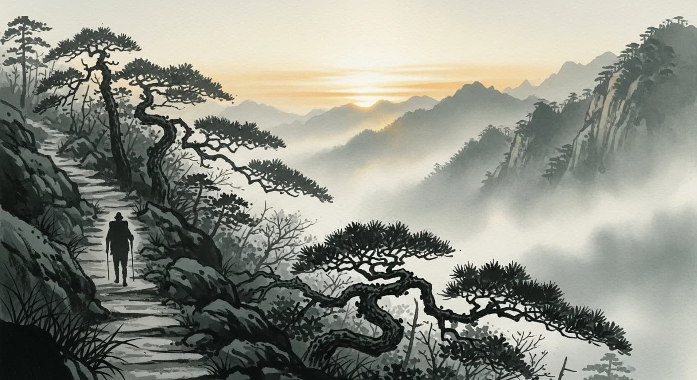 Dreaming of Climbing a Mountain — What It Means in Korean Tradition