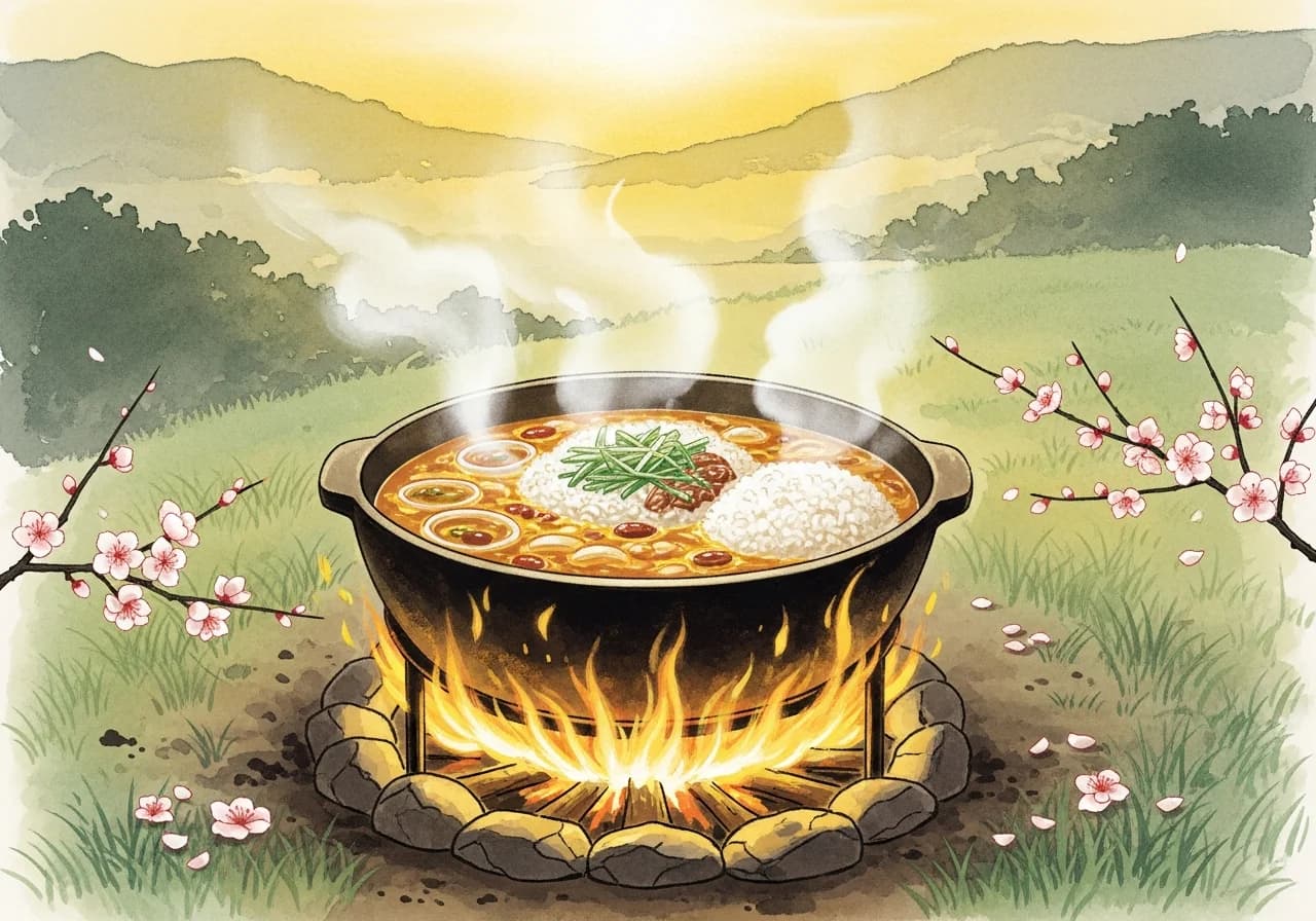 불로 요리하는 꿈 — 길몽의 의미