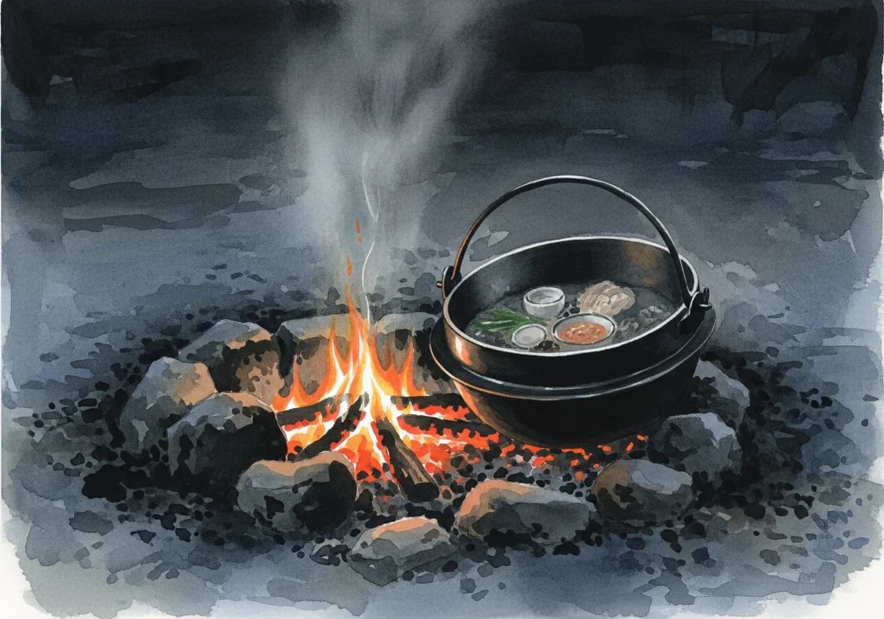 요리 중 불이 꺼지는 꿈 — 흉몽의 경고