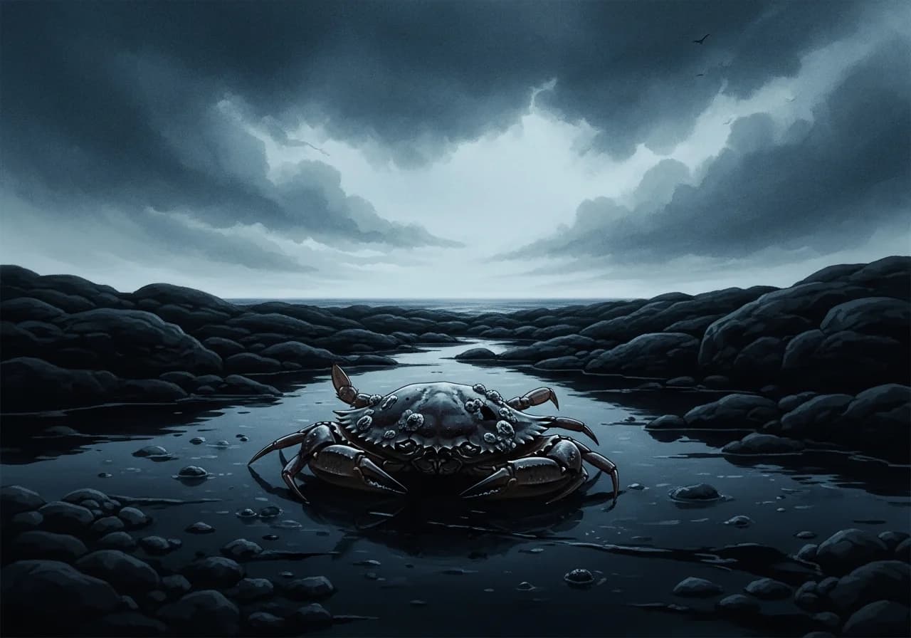 게꿈 흉몽 해석 — 계획 실패·고집·회피의 경고