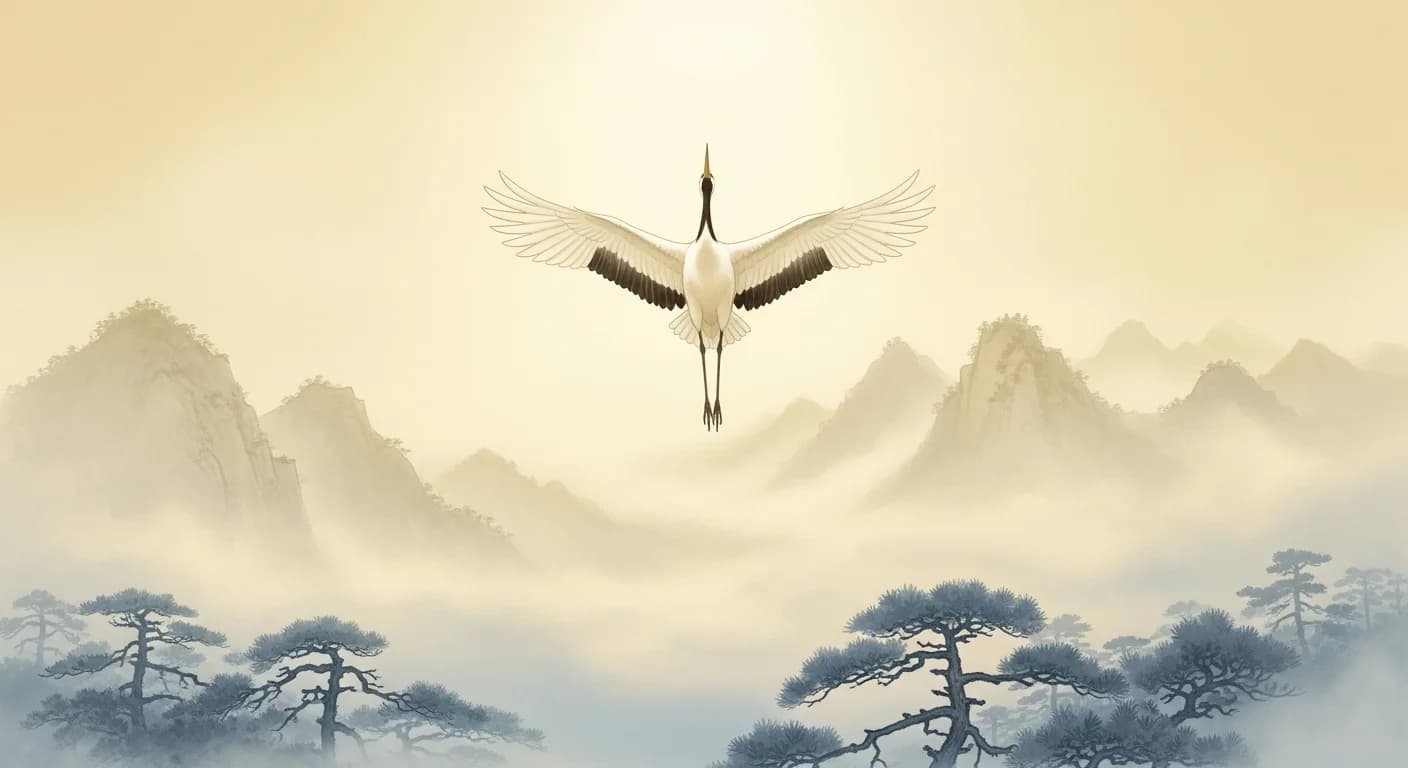 Crane Dream Meaning — Longevity, Achievement, and Noble Fortune