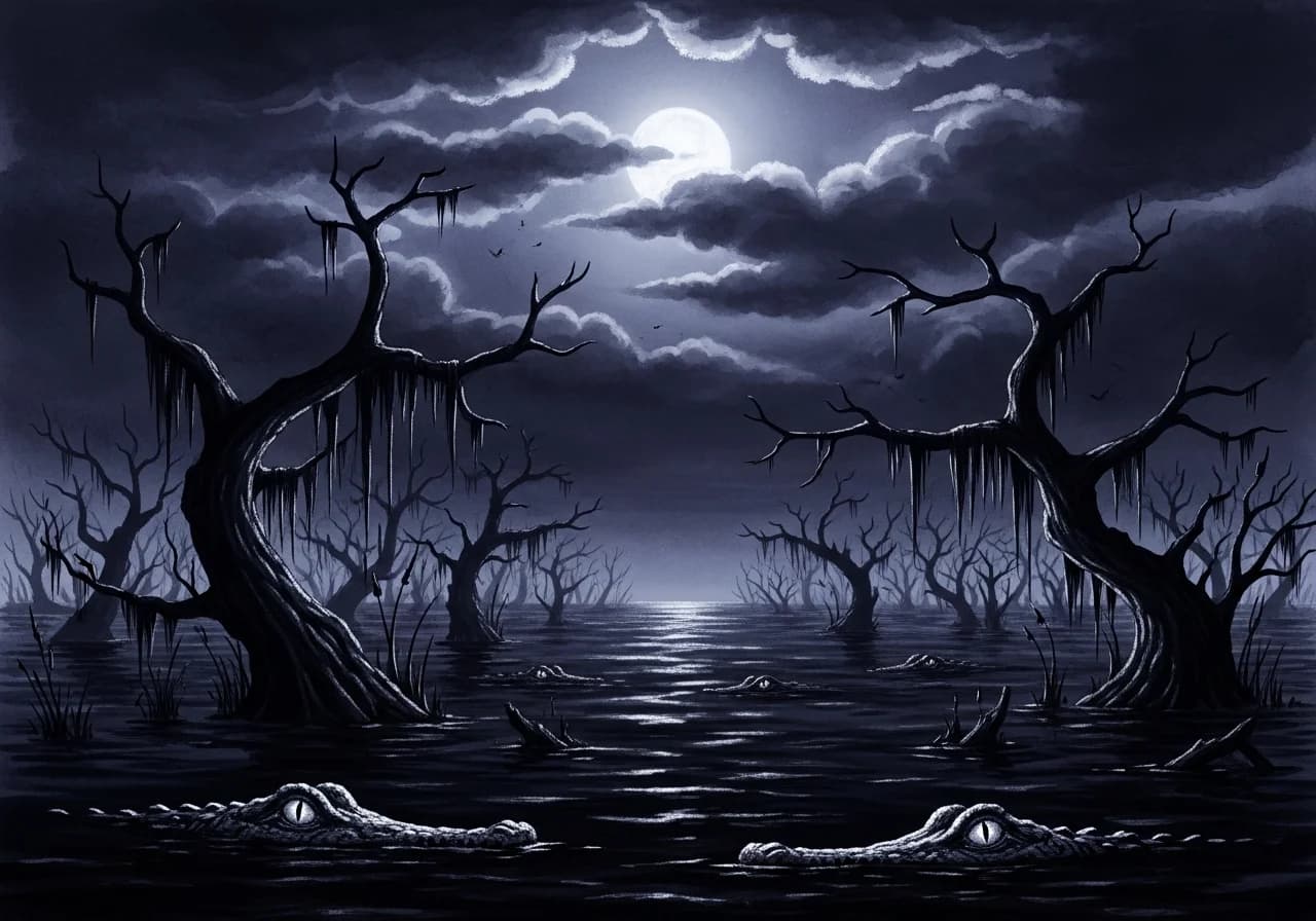 악어꿈 흉몽 — 위협과 압박의 경고