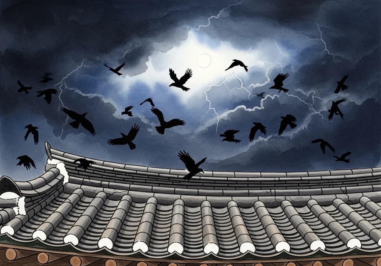 까마귀 꿈이 흉몽인 경우 — 경고의 신호를 읽어야 할 때