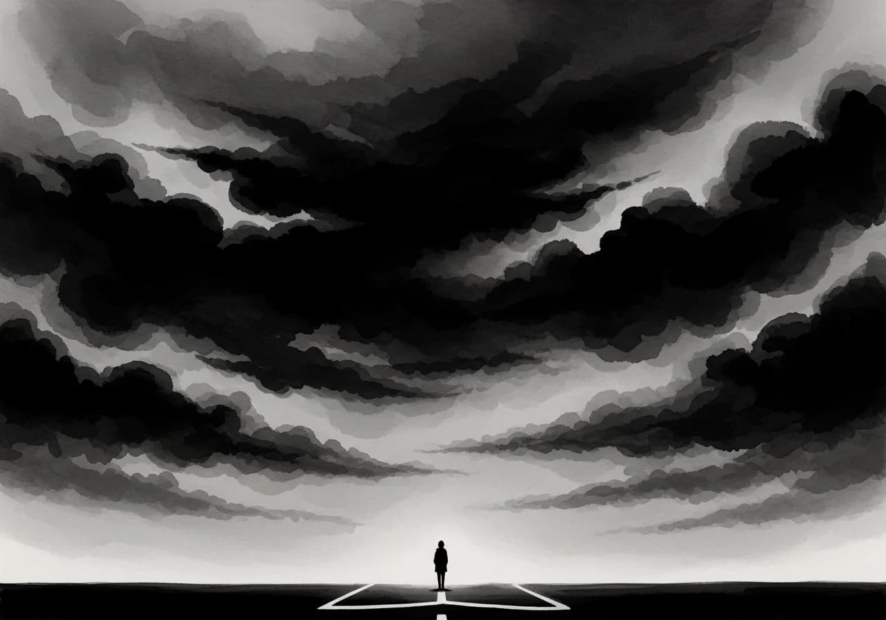 어둠에 갇히는 꿈 — 막힌 기운의 경고