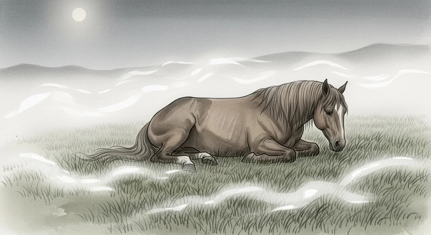 Dead Horse Dream Meaning — When Vital Force Comes to a Stop