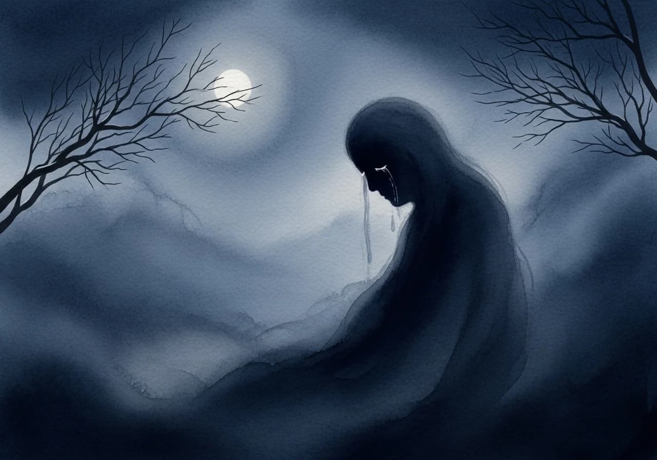 고인이 울거나 화내는 꿈 — 경고의 흉몽