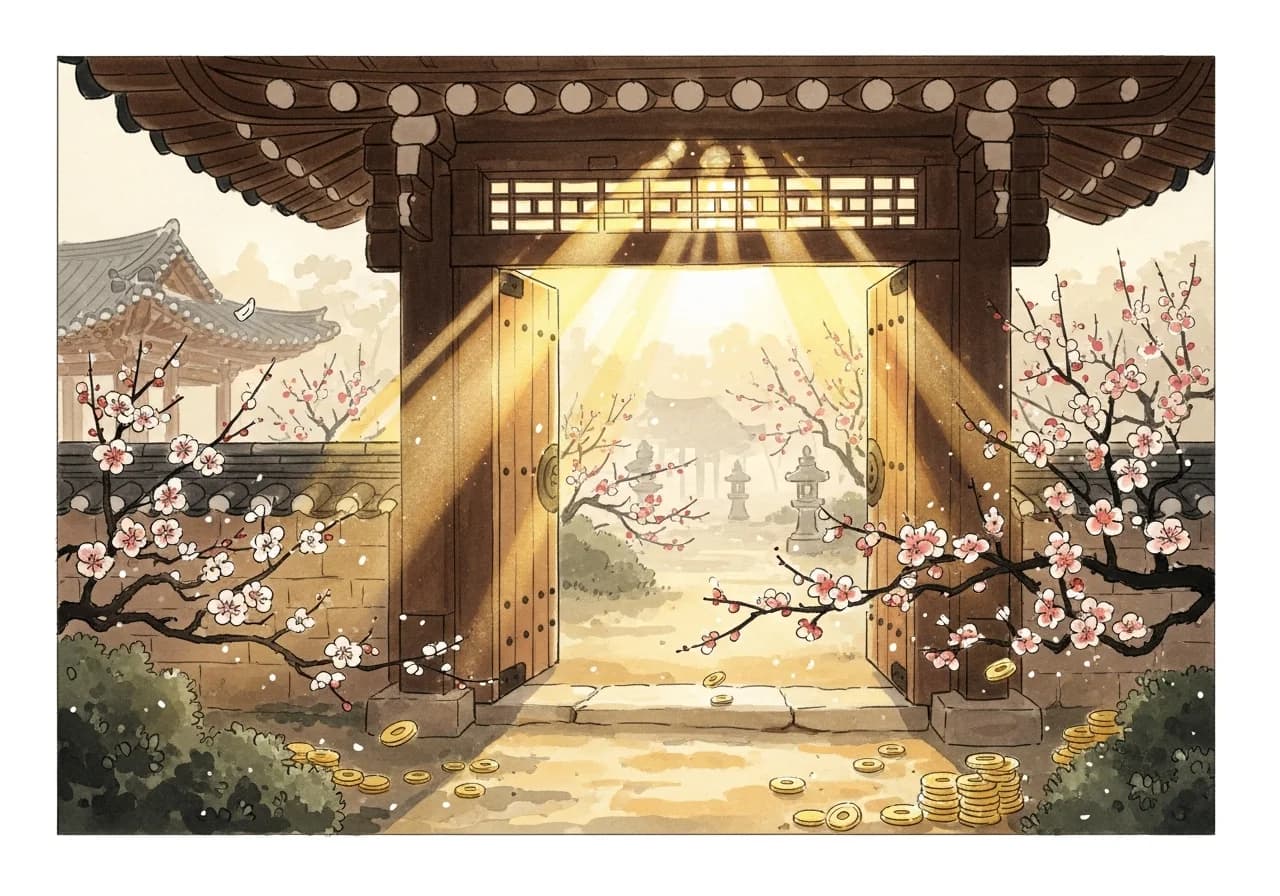 Auspicious Dreams — Smiling, Gift-Giving, and Warm Embrace