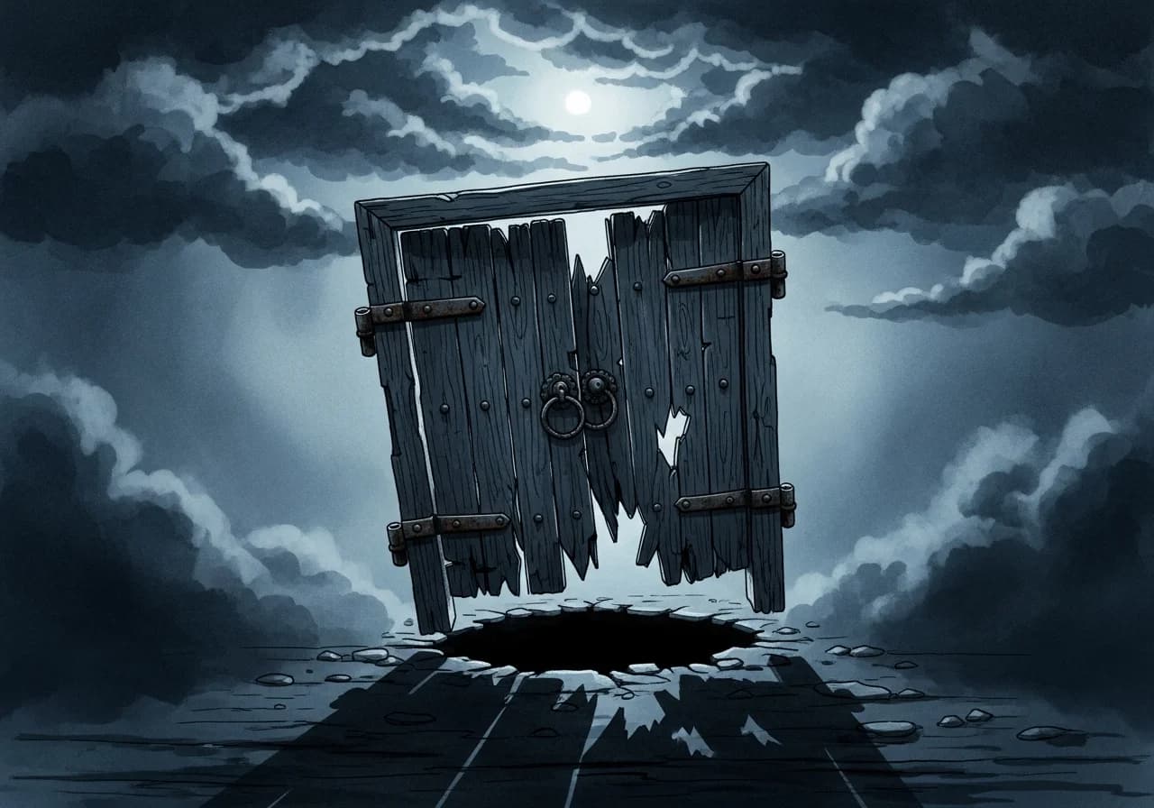 문이 부서지거나 잠긴 꿈 — 우환과 장애의 흉몽