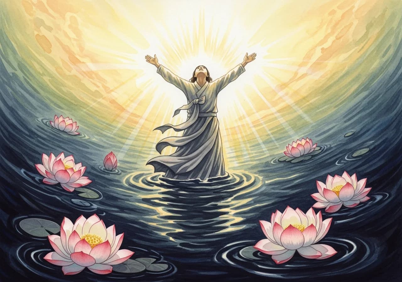 길몽: 맑은 물, 탈출 성공, 귀인의 구조