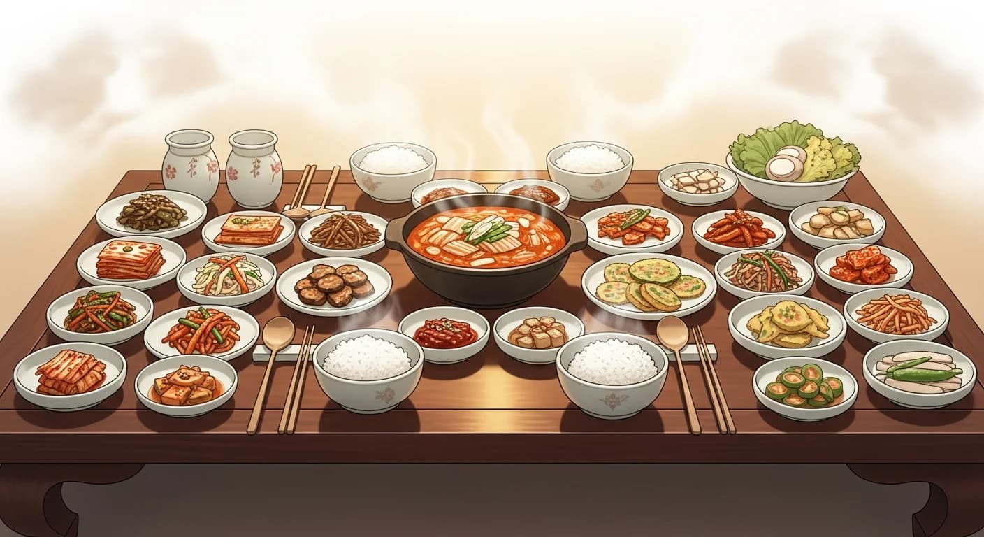 Eating Delicious Food Dream Meaning — Abundance and Fortune in Korean Dream Tradition