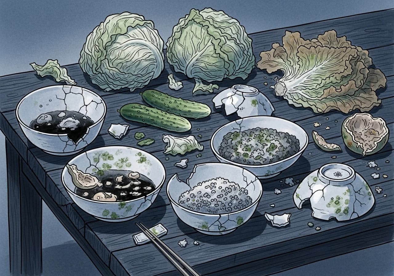 Inauspicious Dream: Eating Spoiled Food or Vomiting After Eating