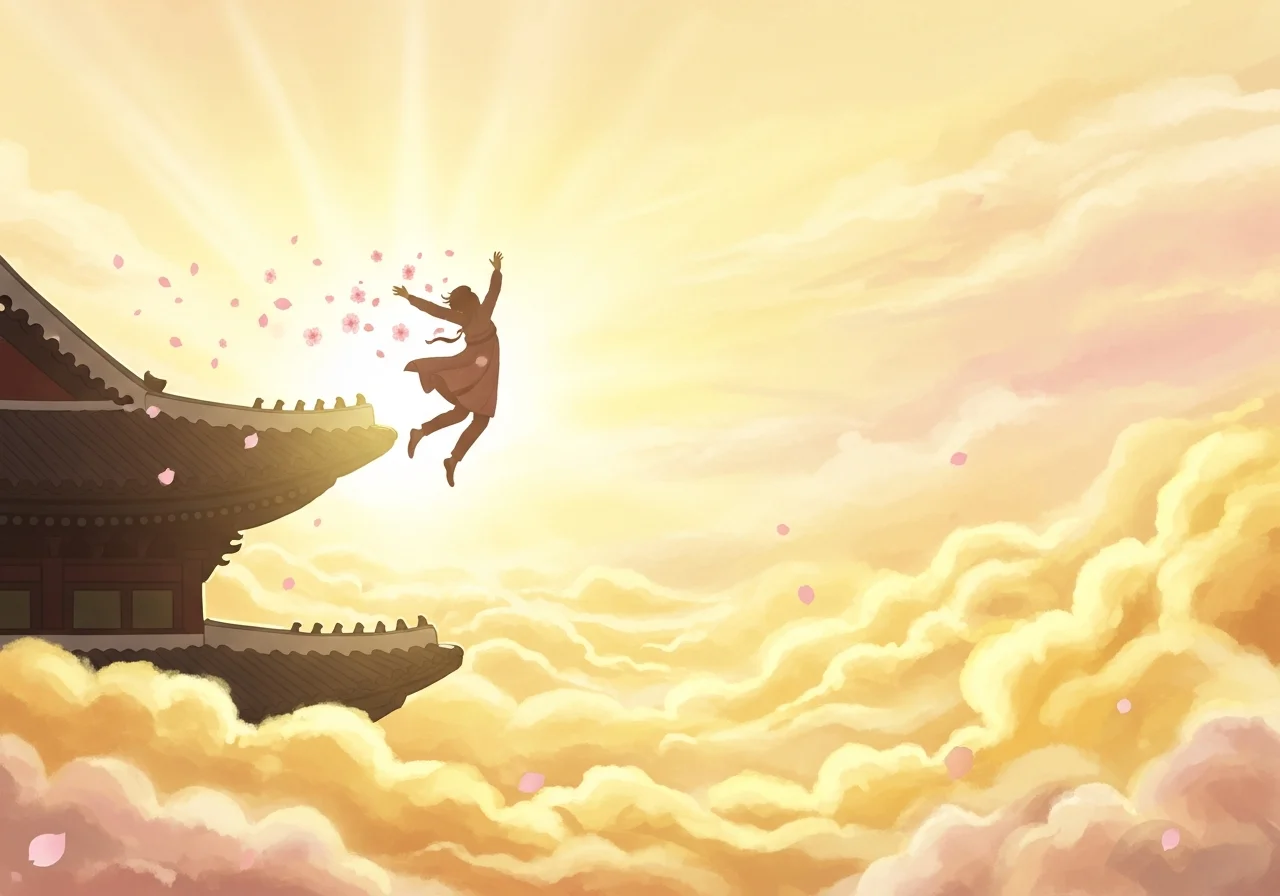 건물에서 뛰어내리거나 살아나는 꿈 — 뜻밖의 길몽