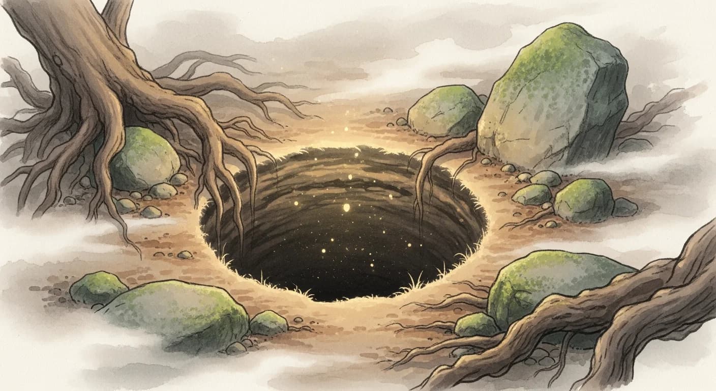 Falling Into a Hole Dream Meaning: Korean Dream Interpretation (꿈해몽)