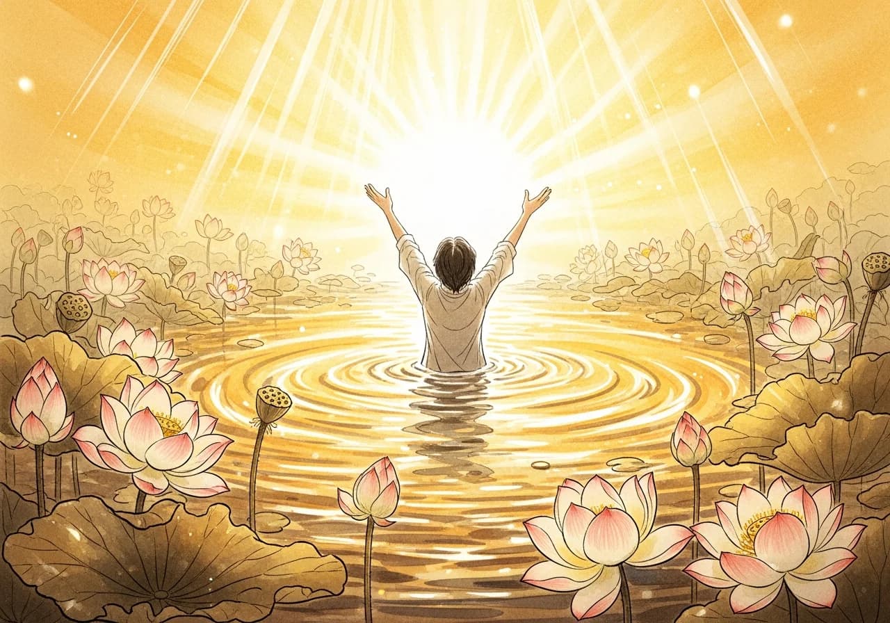 Auspicious Signs: When Falling Into Water Is a Good Omen