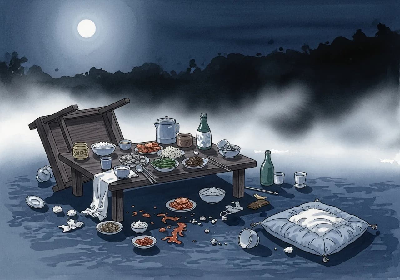 잔치 흉몽 — 혼란과 고립의 경고