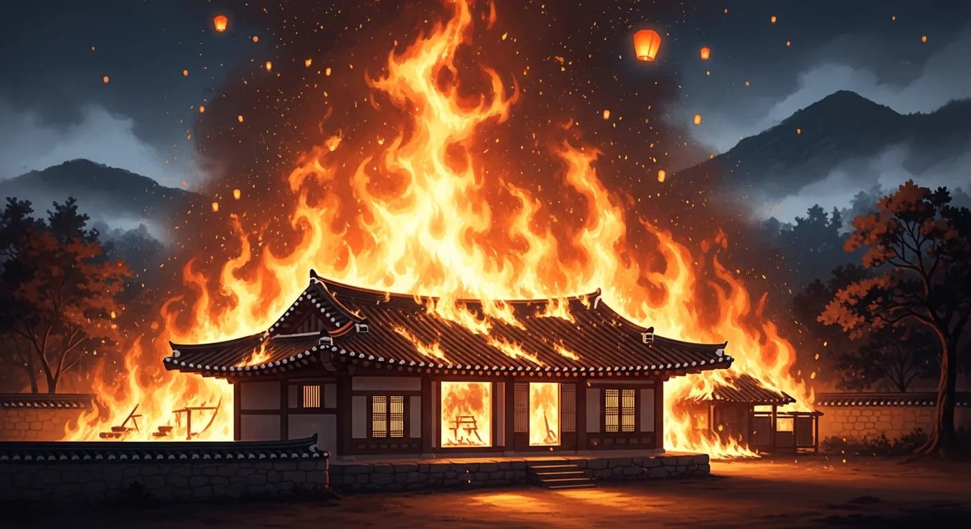 Fire Disaster Dream Meaning — Auspicious Fortune or Urgent Warning?