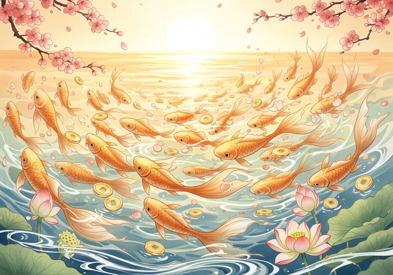 Auspicious Fish Dreams — Signs of Wealth and Success