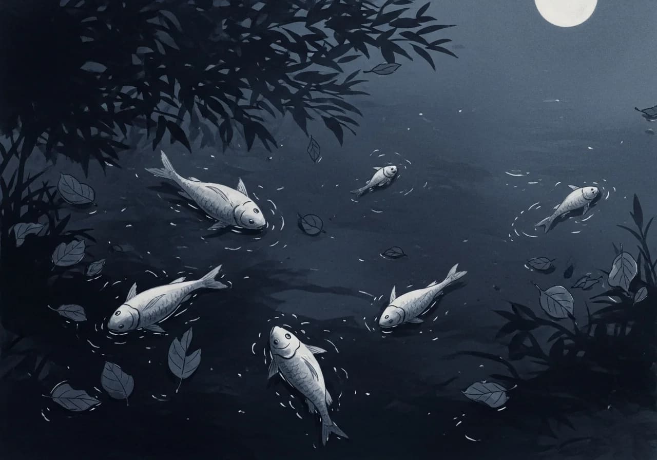 물고기꿈 흉몽 — 조심해야 할 패턴