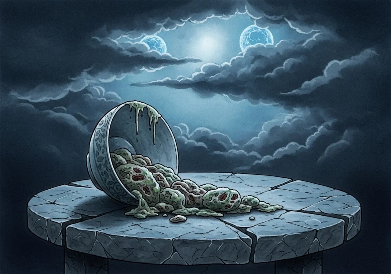 음식꿈 흉몽 — 썩은 음식·못 먹는 꿈은 경고 신호