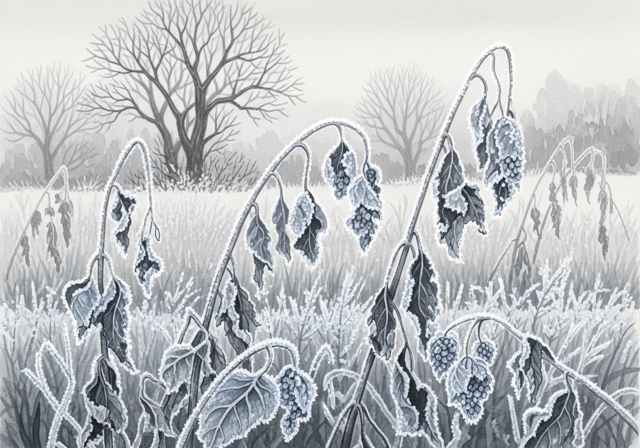 Inauspicious — Dreaming of Frost Forming or Being Struck by Heavy Frost