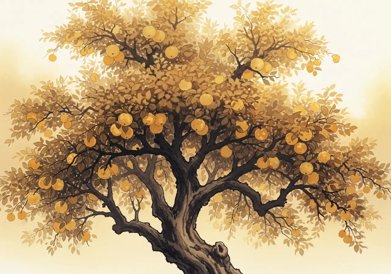 Fruit-Bearing Tree Dream: Auspicious Interpretations